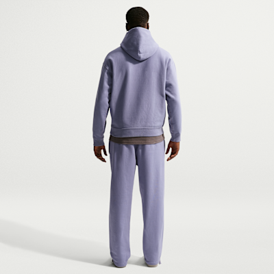 Huvtröja Nike Solo Swoosh i fleece för män