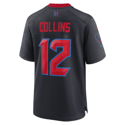 Nico Collins Houston Texans Men's Nike NFL Game Football Jersey