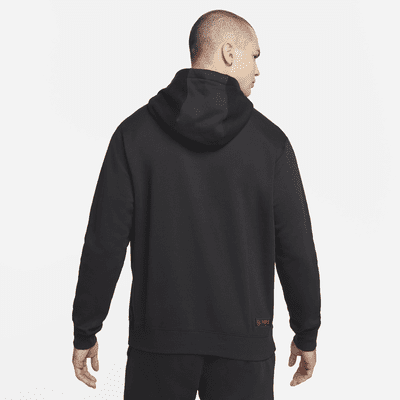 nike black hoodie mens zip up