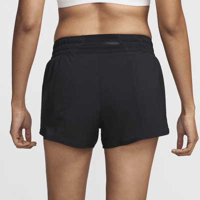 Nike One Women's Dri-FIT Mid-Rise Brief-Lined Graphic Shorts