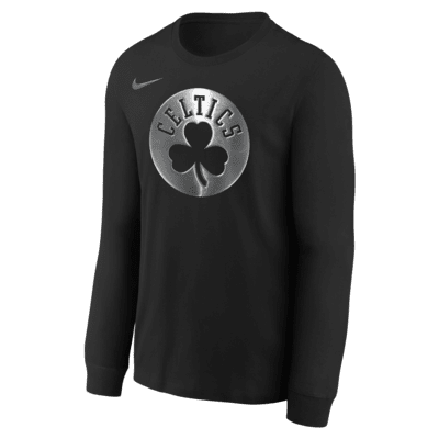 Boston Celtics Courtside Big Kids' Nike NBA Boxy Long-Sleeve T-Shirt