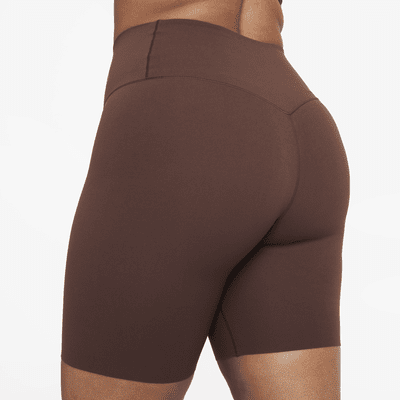 Shorts de ciclista de cintura alta de 20 cm con soporte suave para mujer Nike Zenvy