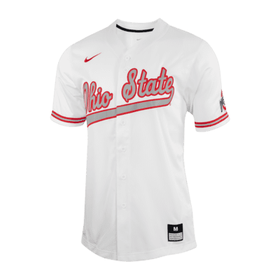 Nike Red Ohio State Baseball Jersey