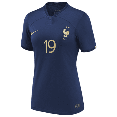 France National Team 2022/23 Stadium Home (Karim Benzema) Women's Nike Dri-FIT Soccer Jersey