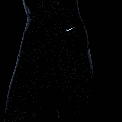 Nike Go Pantalón corto de ciclismo de 20 cm de talle alto y sujeción firme con bolsillos - Mujer