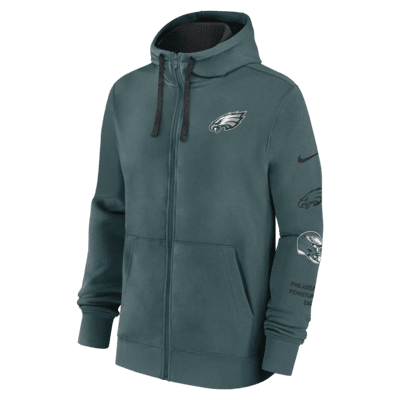 Philadelphia Eagles Club Men's Nike NFL Full-Zip Hoodie