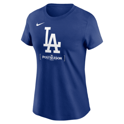 Los Angeles Dodgers 2024 Postseason Authentic Collection Women's Nike MLB T-Shirt