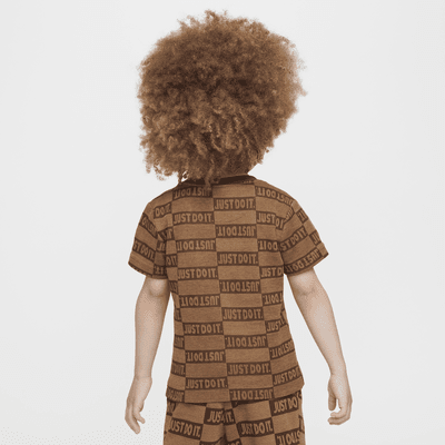 Playera de jacquard infantil Nike "Just Do It"