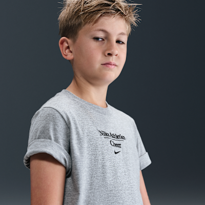 Playera para niños talla grande Nike Cheer