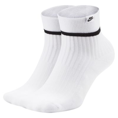 nike socks ankle white