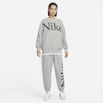 Nike Sportswear Phoenix Fleece Women's Oversized Crew-Neck Logo Sweatshirt