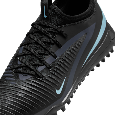 Tacos de fútbol para pasto sintético (turf) para niños grandes Nike Jr. Phantom 6 Low Academy