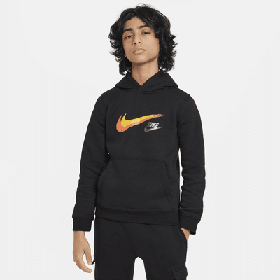 Nike Sportswear Older Kids' (Boys') Fleece Pullover Graphic Hoodie. Nike UK