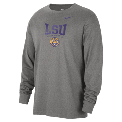 LSU Men's Nike College Crew-Neck Long-Sleeve T-Shirt. Nike.com