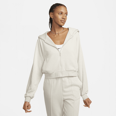 Nike Sportswear Chill Terry Hoddie aus French Terry mit durchgehendem Reißverschluss für Damen