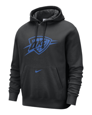 Мужское худи Oklahoma City Thunder Club City Edition Nike NBA Fleece Pullover Hoodie