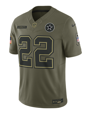 Мужские джерси Emmitt Smith Dallas Cowboys Salute to Service Retired Nike Dri-FIT NFL Limited Jersey