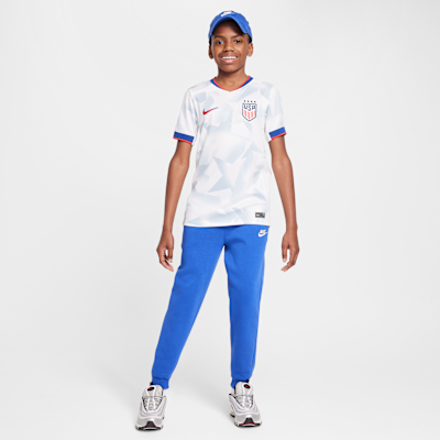USWNT 2025 Stadium Home (Women's Team) Big Kids' Nike Dri-FIT Soccer Replica Jersey