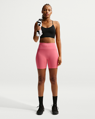 Женские шорты Nike Pro Seamless Dri-FIT High-Waisted 5" Biker Shorts
