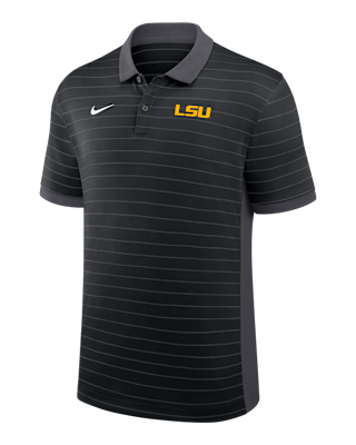 Мужские  LSU Sideline Victory Stripe Nike Dri-FIT College Polo