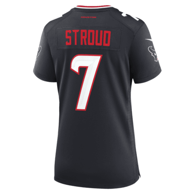 C.J. Jersey de fútbol americano Nike de la NFL Game para mujer Stroud Houston Texans