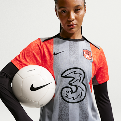 Chelsea FC Academy Pro SE Women's Nike Dri-FIT Soccer Pre-Match Short-Sleeve Top from Nike - $72
