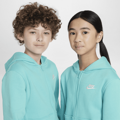 Nike Sportswear Club Fleece Big Kids' Full-Zip Hoodie