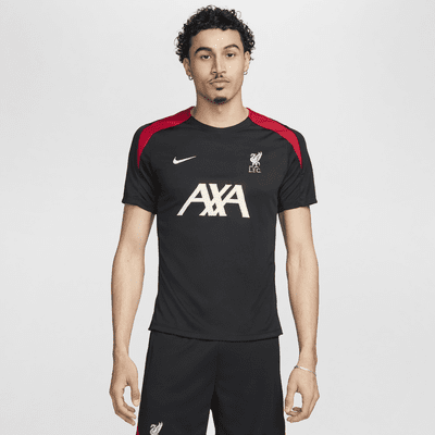 Maskinstrikket Liverpool FC Strike Third Nike Dri-FIT-fodboldtrøje med korte ærmer til mænd