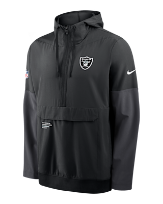 Мужская куртка Las Vegas Raiders Well Rounded Anorak Nike NFL 1/2-Zip Hooded