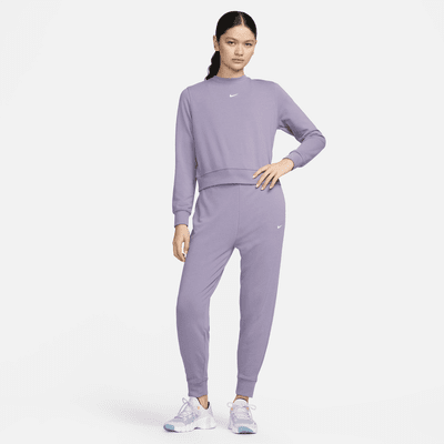 Nike Dri-FIT One Women's Crew-Neck French Terry Sweatshirt. Nike.com