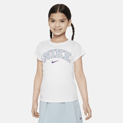 Set skort para niñas talla pequeña Nike Dri-FIT Prep in Your Step