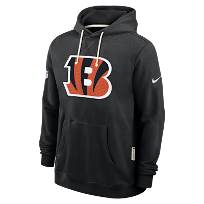 Cincinnati Bengals Initial Home Sideline Men's Nike Dri-FIT NFL Pullover Hoodie