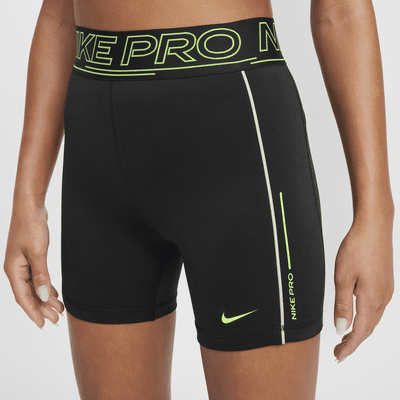 Nike Pro Dri-FIT-shorts til piger (7,6 cm)