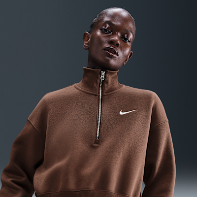 Nike Sportswear Phoenix Fleece Women's 1/4-Zip Cropped Sweatshirt