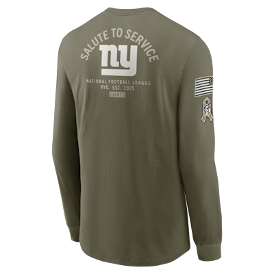 New York Giants Salute to Service Men's Nike NFL Long-Sleeve T-Shirt