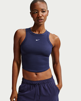 Женские  Nike One Fitted Dri-FIT Cropped Tank Top