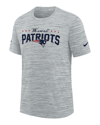 Детская футболка New England Patriots Rivalry Sideline Velocity Big Kids' Nike Dri-FIT NFL