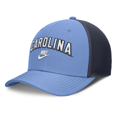 Gorra de rejilla universitaria Nike Dri-FIT ajustable para hombre North Carolina Legacy Arch Rise