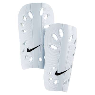 white nike shin guards
