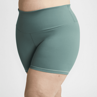 Shorts de ciclismo de tiro alto de 13 cm para mujer (talla grande) Nike One Rib