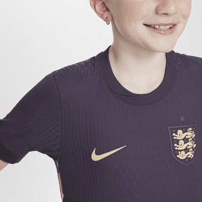 England (Men's Team) 2024/25 Match Away Older Kids' Nike Dri-FIT ADV Football Authentic Shirt