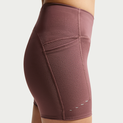 Nike Swift Women's High-Waisted 10cm (approx.) Tight Running Shorts with Pockets