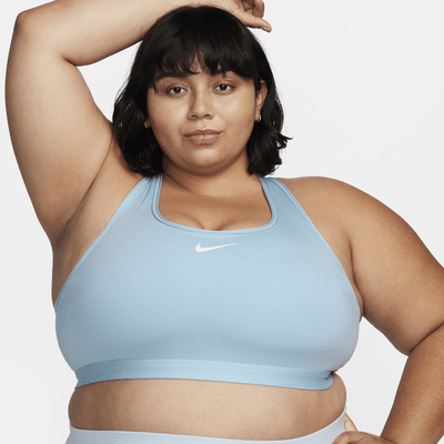 Nike Swoosh Medium-Support Women's Padded Sports Bra (Plus Size)