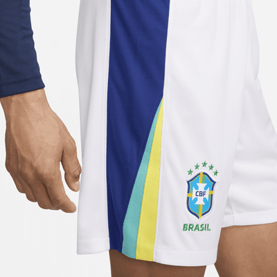 กางเกงฟุตบอลขาสั้น Replica ผู้ชาย Nike Dri-FIT Brazil 2024 Stadium Away