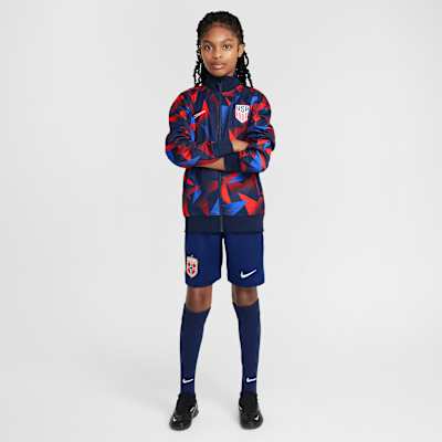 Noorwegen 2025/26 Stadium Thuis Nike Dri-FIT replicavoetbalshorts voor kids