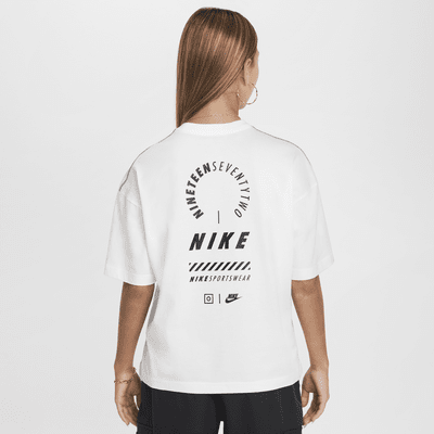 T-shirt o kroju oversize dla dużych dzieci (dziewcząt) Nike Sportswear