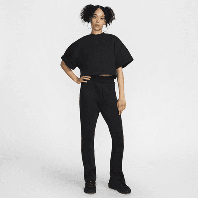 Nike Sportswear Tech Fleece Women's Oversized Short-Sleeve Cropped Top