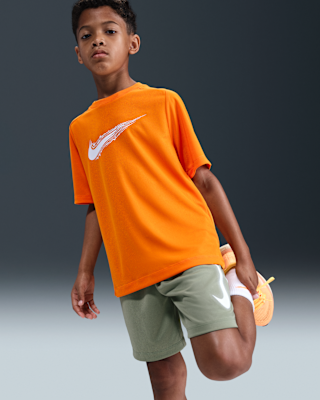 Детские шорты Nike Multi Big Kids' (Boys') Dri-FIT Short-Sleeve Top