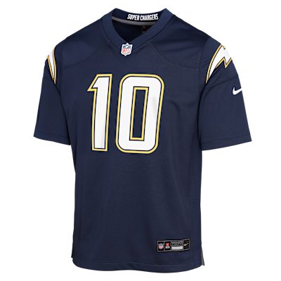 Jersey Nike de la NFL Game para niños talla grande Justin Herbert Los Angeles Chargers