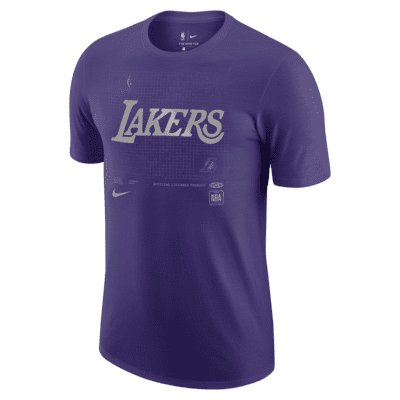 Los Angeles Lakers Courtside Chrome Men's Nike NBA T-Shirt. Nike JP